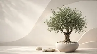 Soft Modern Ambience Neutral Minimalist Screensaver 4K