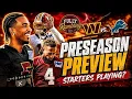 WHO PLAYS TOMORROW Commanders at Lions Preseason FullCommandShow