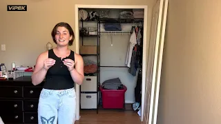Expandable Closet Makeover VIPEK X2 Review How I Organized My Messy Wardrobe