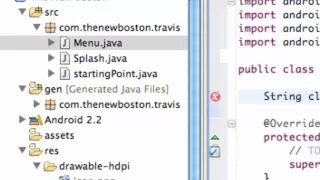 Android Application Development Tutorial 18 Create a List Menu from the ListActivity class