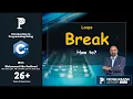 Lesson - Break Statement