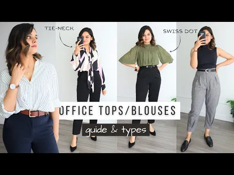 Download MP3 Must Have Office Tops | Swiss Dot, Tie Neck.. | Build A Basic Work Wardrobe