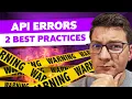 2 Best Practices for Returning API Errors in ASP NET Core
