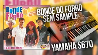 bonde do forr sem sample yamaha s670 leia a desri o 