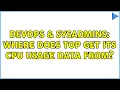 DevOps SysAdmins Where does top get its CPU usage data from 2 Solutions