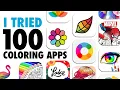 I Subscribed to EVERY Adult Coloring App to find the Ultimate BEST Digital Coloring App