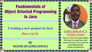 Creating a new Java Project and New Java File using Eclipse IDE