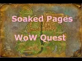 Soaked Pages - WoW Quest
