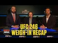 UFC 246 Conor McGregor vs Donald Cerrone Weigh-In recap predictions ESPN MMA