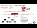 Why event trigger change detection multiple times How to prevent it Angular Change Detection