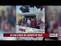 OU fans cheer on Sooners by boat