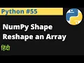 Python NumPy Shape Reshape an Array Hindi www EasyExamNotes com Jayesh Umre