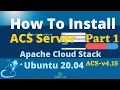 How To Install Apache Cloud Stack Management Server On Ubuntu 20 04 Apache Cloud Stack Part - 1