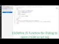 JQUERY UI Dialog