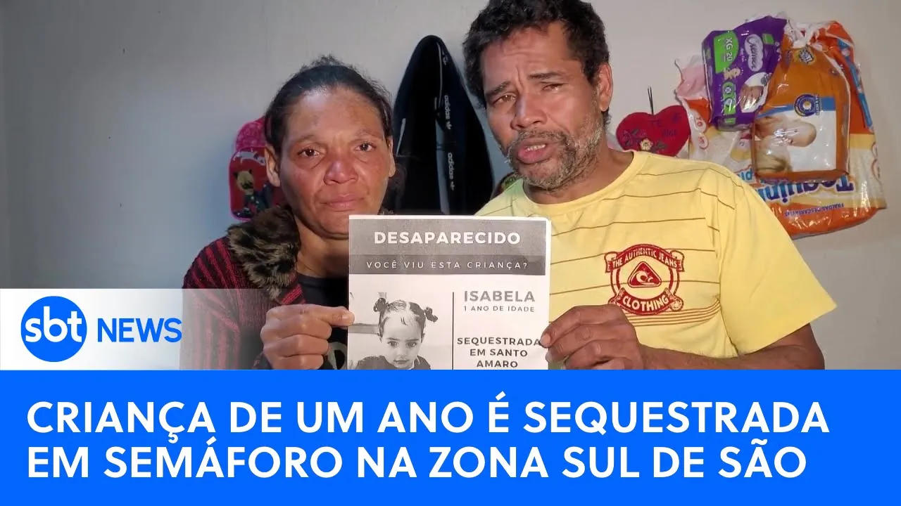Criança de um ano é sequestrada em semáforo na zona sul de São Paulo | #SBTNewsnaTV (03/07/23)
