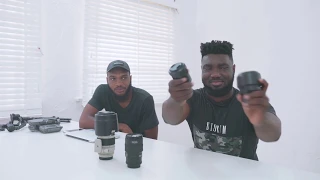 my video gear with amazing nigerian filmmaker tayo aina