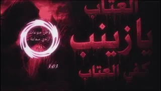 العتاب يا زينب كفي العتاب     لطمية حسينية مؤثرة تهز القلوب   جودة عالية دندنها