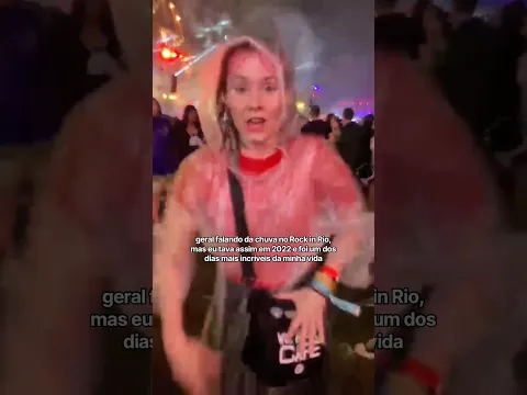chuva no Rock in Rio