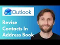 How to Edit and Update Contacts in Outlook Address Book Full Guide 2026