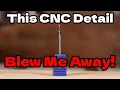 High-Detail CNC Carving Using a Down Cut