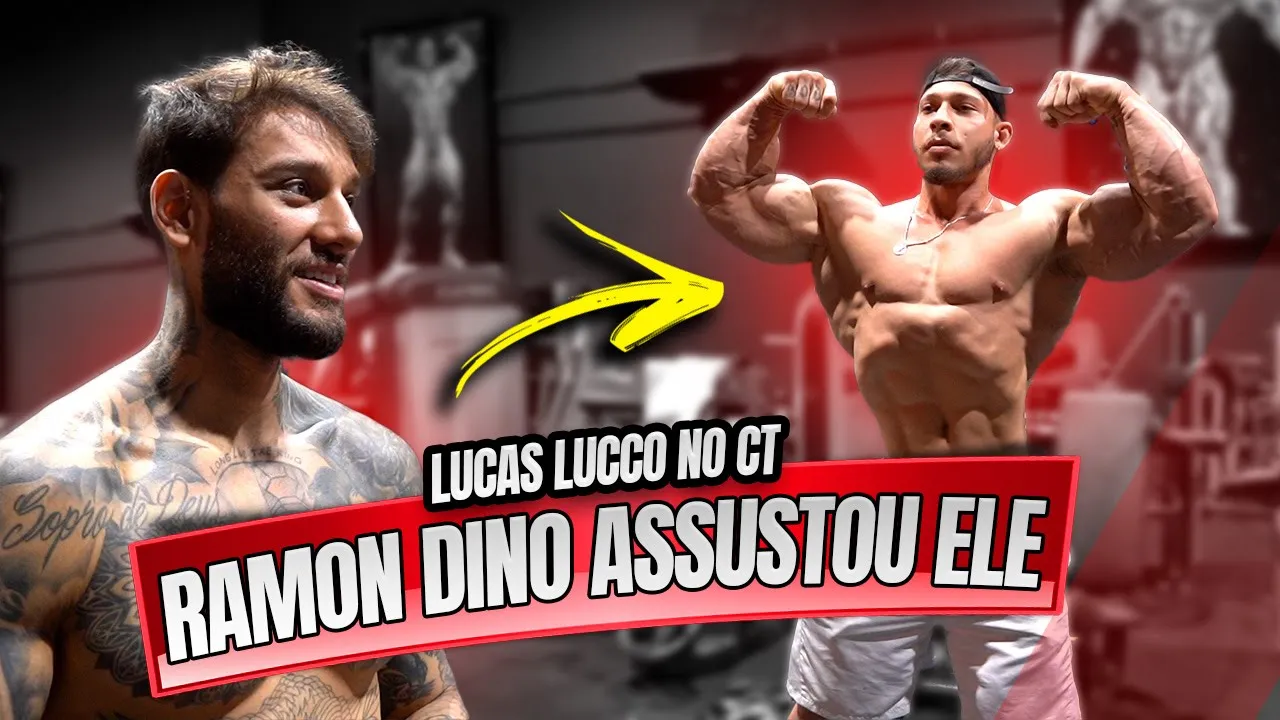 LUCAS LUCCO NO CT - ELE SE ASSUSTOU COM O RAMON DINO