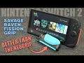 NEW Savage Raven FISSION GRIP for Nintendo Switch 2 by Skull Co - Better than the NeoGrip