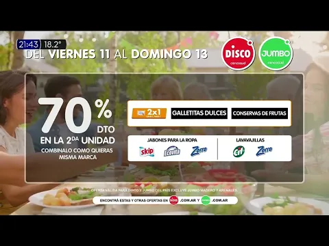 Download MP3 Publicidad DISCO JUMBO (Descuentos y ofertas) (Supermercados) (Cencosud) (Argentina - Febrero 2022)