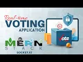 Build a realtime voting application using the MERN Stack Socket io