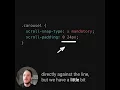 How do Nike and Apple make such smooth and touch friendly carousels with pure CSS
