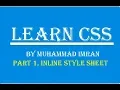 Inline CSS Lec-2 lCss for beginner CSS tutorial for beginners in