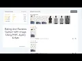 With Source code Rating Reviews System With Image Using PHP Bootstrap Ajax Jquery