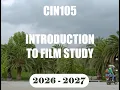 Enrol in CIN105Y1 - Introduction to Film Study in