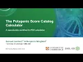 Calculating polygenic scores with the Polygenic Score Catalog Calculator