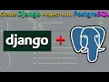 Create Django Project connect with PostgreSQL Database Python Django 2020