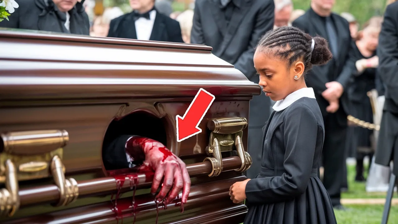 Outline Video At the funeral, the girl says her father is alive, and then the police discover THIS...
