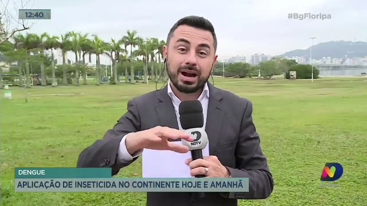 Dengue: aplicação de inseticida no Continente nesta quinta e sexta