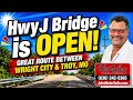 Highway J Bridge Is Open Between Wright City and Troy New Route J Bridge Completed