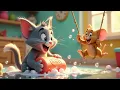 Download Lagu Tom with Soap, Jerry with Rope 🧼🐭🐱 | Funny Slipping Adventure for Kids! | 3D Cartoon