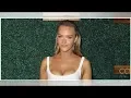 Rob Gronkowski s Girlfriend Camille Kostek Reveals Deep Cleavage Cheetah-Print Bikini On Kangaro