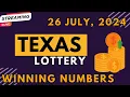 Texas Day Lottery Results For - 26 Jul 2024