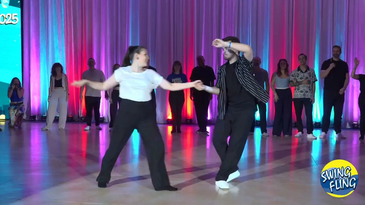 2025 Swing Fling Champions AllStar's Choice Dario Haxhia & Melodie Paletta   4K