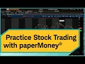thinkorswim paperMoney Stock Trading Simulator Tutorial
