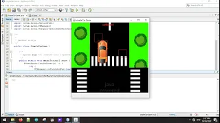 java swing simple car game with collision detection
