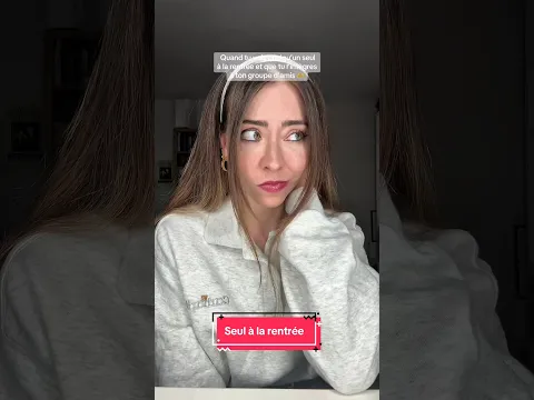 Quand tu vois quelqu'un seul à la rentrée et que tu l'intégres à ton groupe d'amis