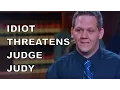 Idiot Threatens Judge Judy Then Gets Stuck Inside Courtoom