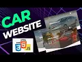 How To Make Car Selling Website - HTML CSS JavaScript