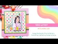 Cute 12x12 Layout Print Pattern Tool Kit Catherine Pooler Sizzix Collab Andrea Lake