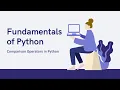 Fundamentals of Python -