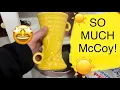 In Love with McCoy Pottery - Antique mall shop with me
