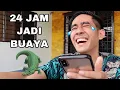 24 JAM JADI BUAYA DEKAT LITMATCH 😂